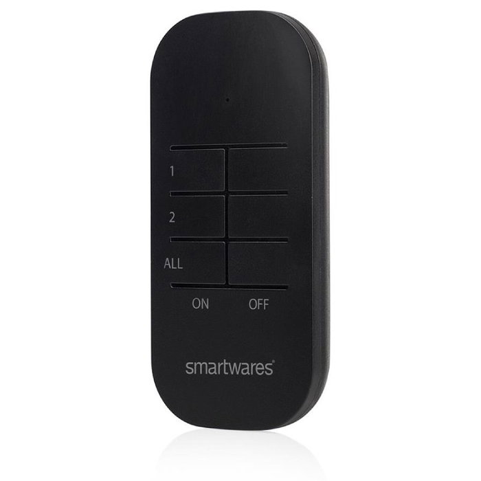 Smartwares Set de Mini Enchufes para Exterior SH4-99653 Negros